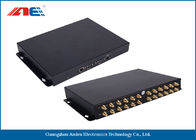 24 Channels Long Distance RFID Reader , Long Range RFID Card Reader Metal Plate Housing
