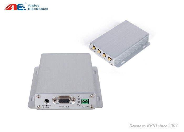 4 Channels RFID Stationary Reader , RFID HF Reader Host And Scan Work Mode