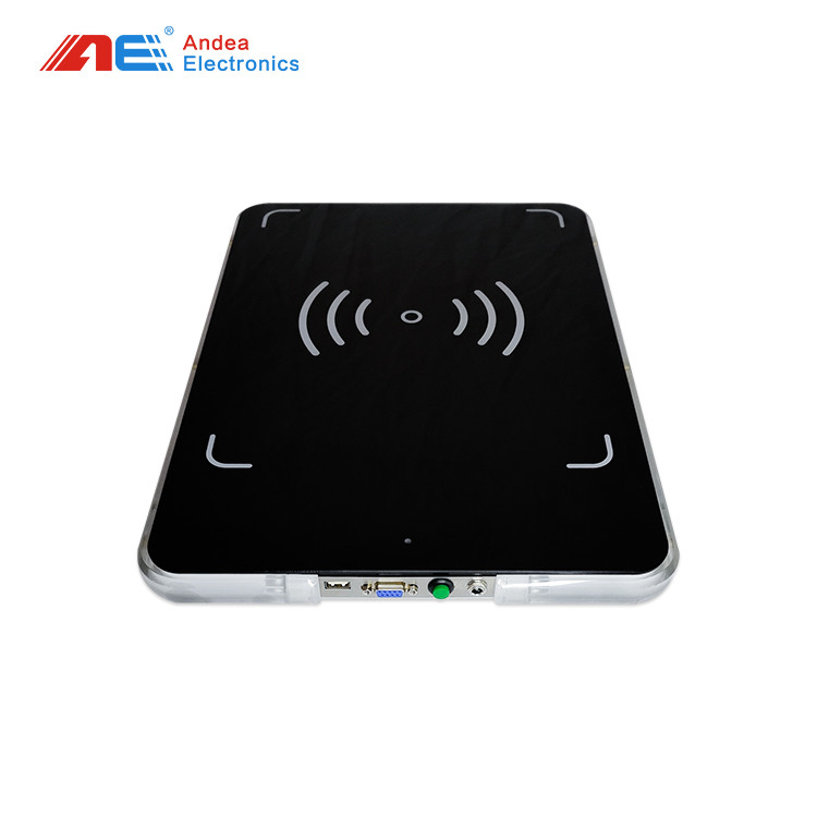 Library Book Borrow And Return Machine With USB Interface Integrated RFID Reader 46cm Reading Distance