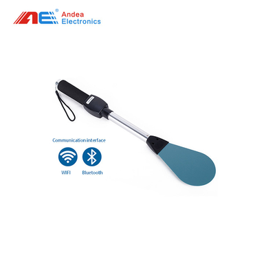 860 ~ 960Mhz ইউএইচএফ আরএফআইডি রিডার বেতার ব্লু টুথ হ্যান্ডহেল্ড স্ক্যানার স্ক্রিন সহ